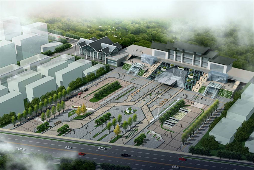 四川省成綿樂(lè)城際鐵路天下名山站站前廣場(chǎng)及綜合交通樞紐工程建設(shè)項(xiàng)目