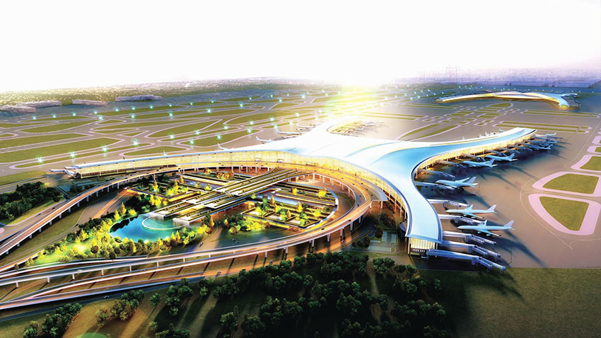 重慶江北國(guó)際機(jī)場(chǎng)東航站區(qū)及第三跑道建設(shè)工程項(xiàng)目三通一平工程