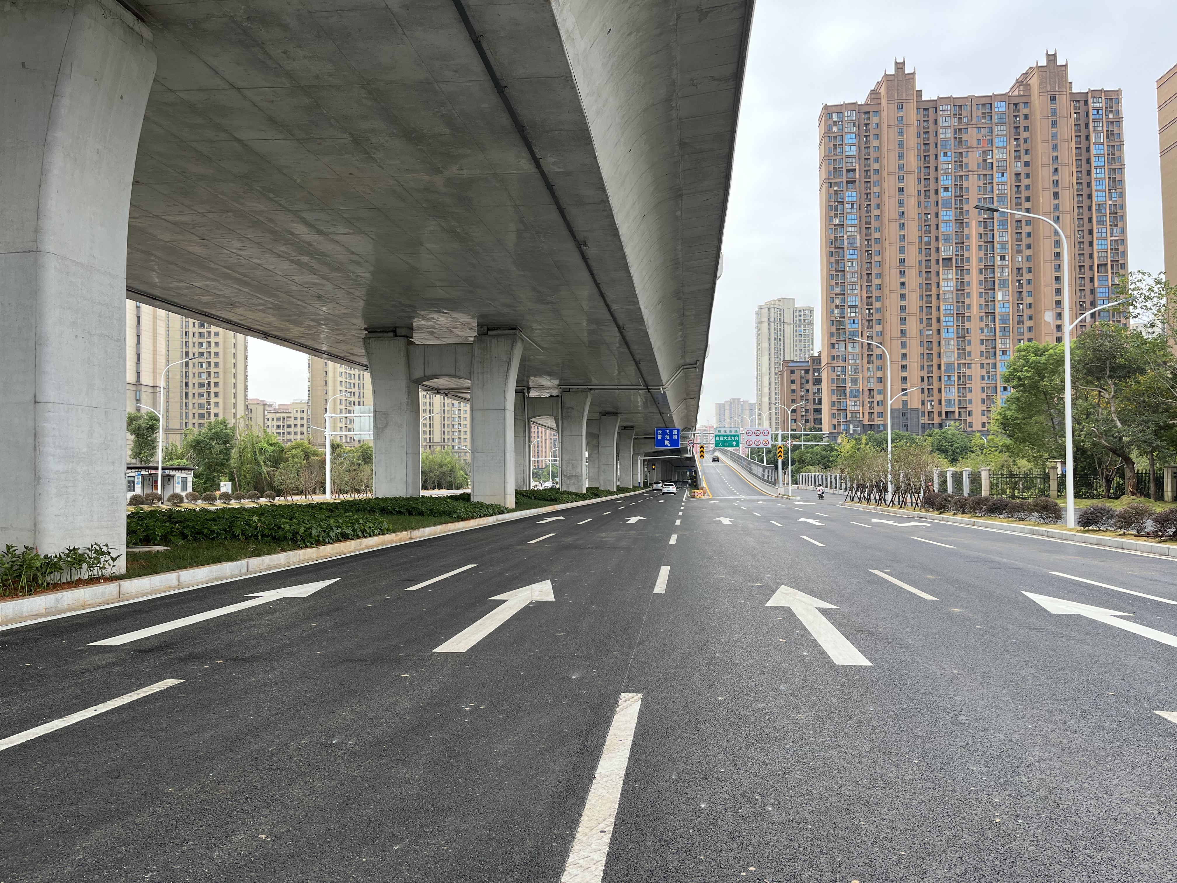 發(fā)達控股集團承建的桃花南路快速化改造工程全線通車