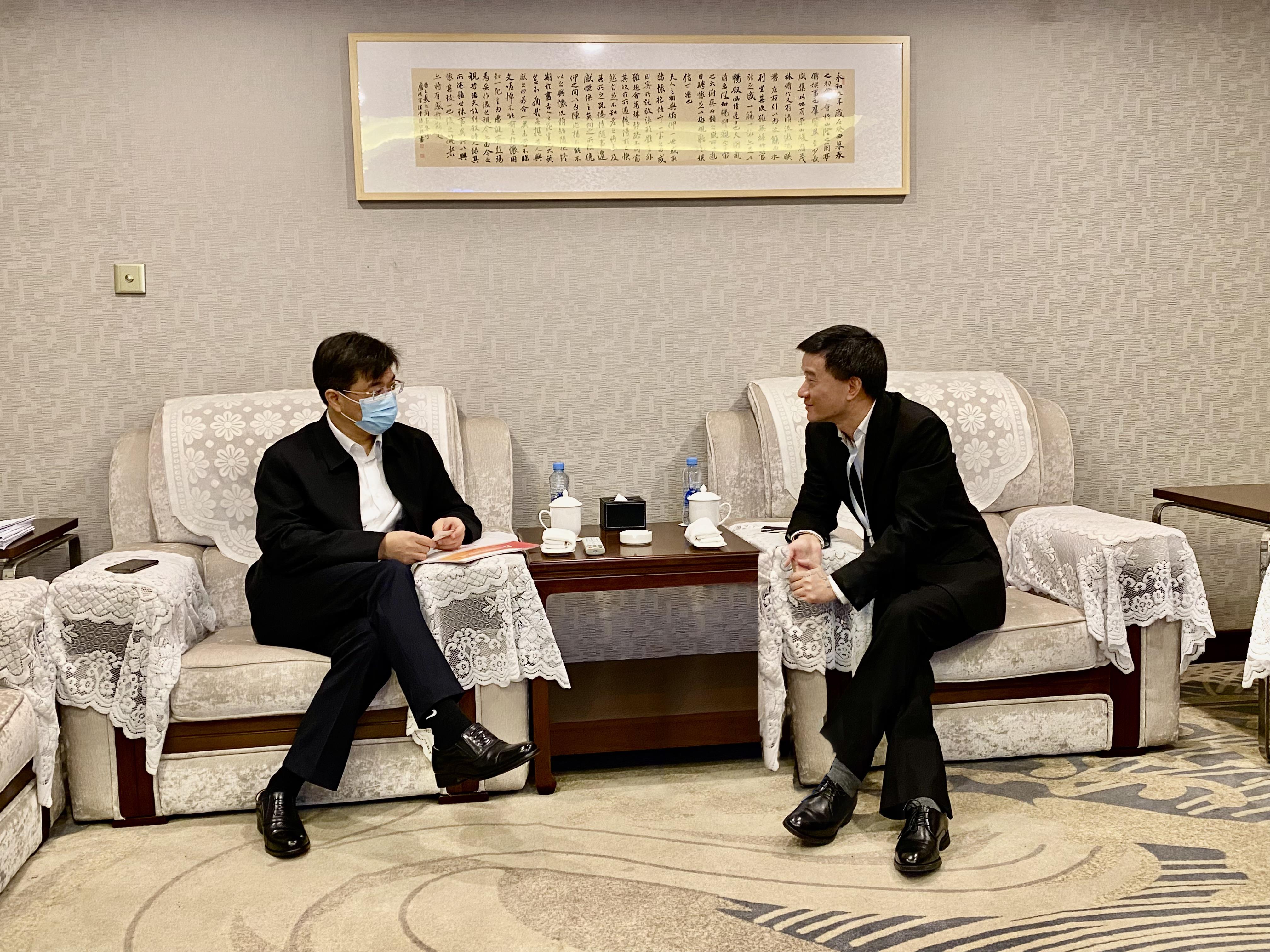 徐豐賢董事長應(yīng)邀參加2021年鷹潭市城建交通領(lǐng)域項目推介會